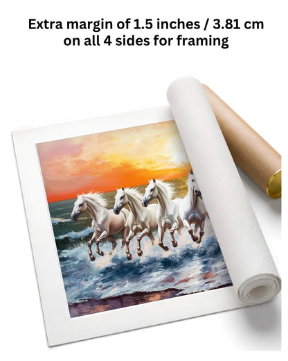 Surya Rath Seven Horse Painting for wall