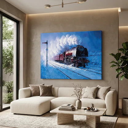 Train Painting for living room