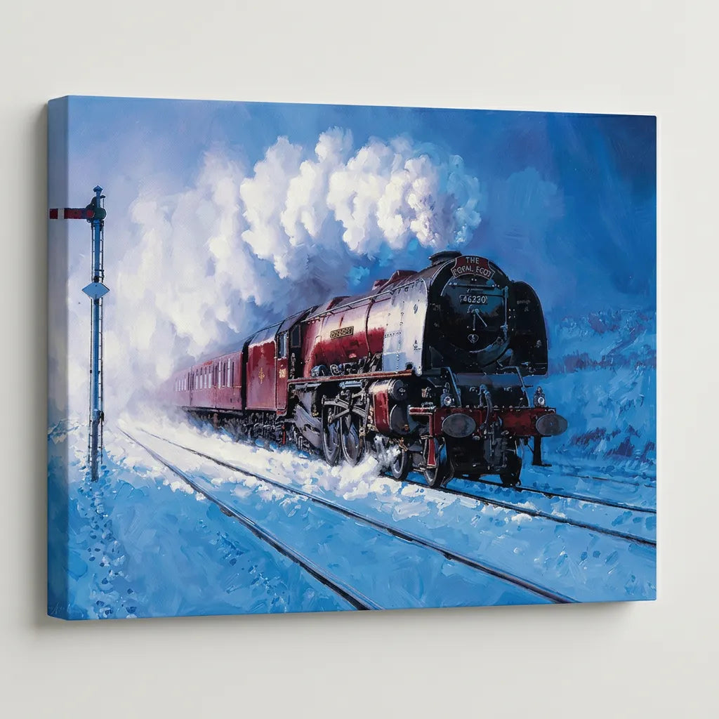 Train Painting for wall decor