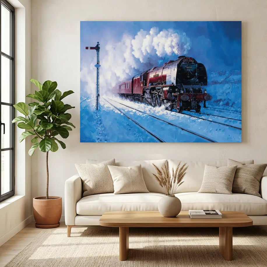 Train Painting for wall decor