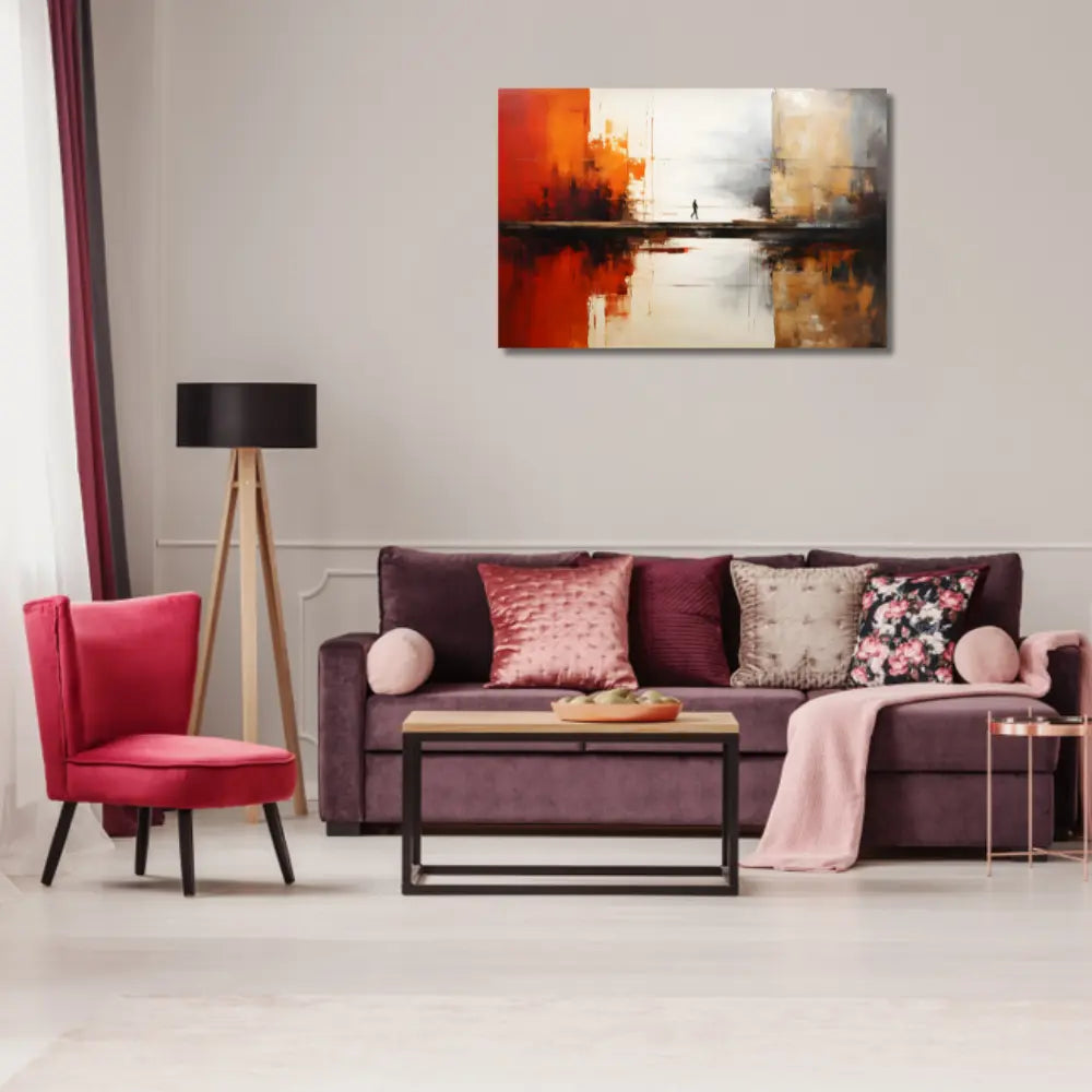 abstract painting for living room