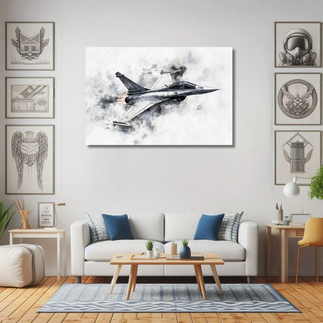 air craft wall art painting