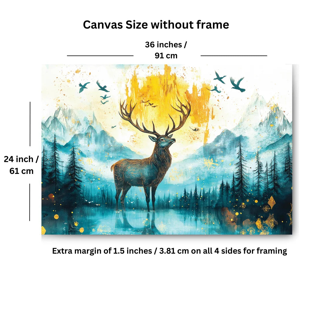 animal paintings for living room