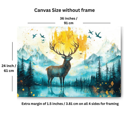animal paintings for living room