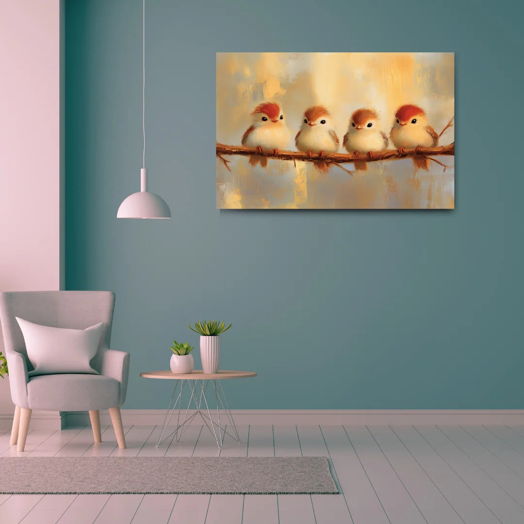 bird painting big size