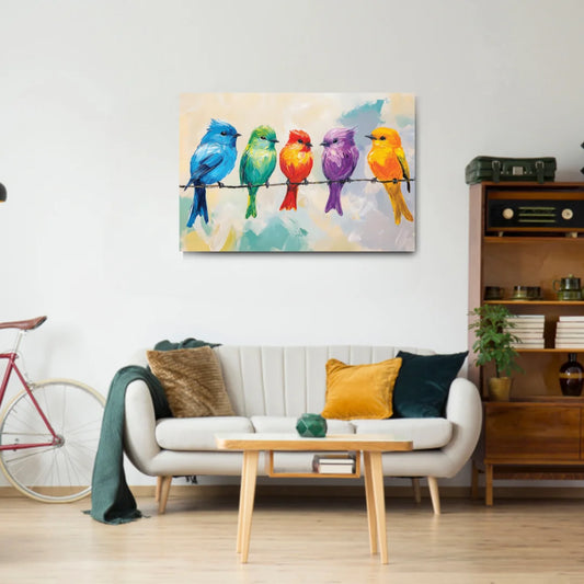 bird painting big size