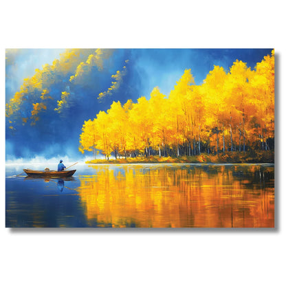 boat painting for living room