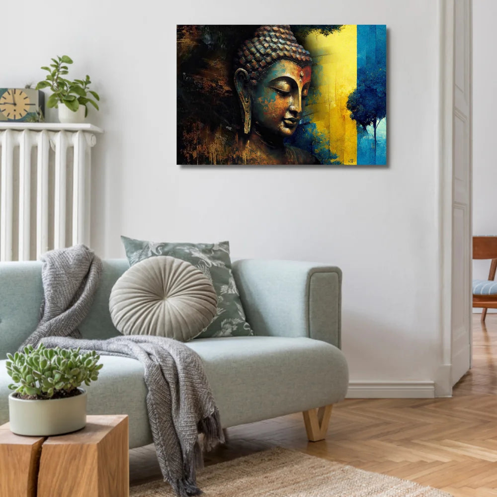 buddha canvas painting