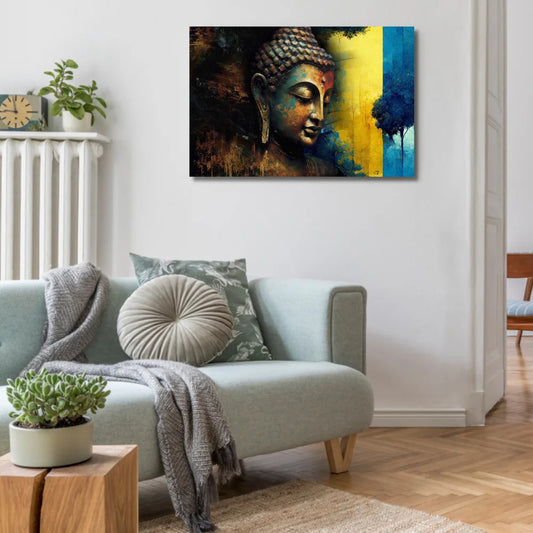 buddha canvas painting