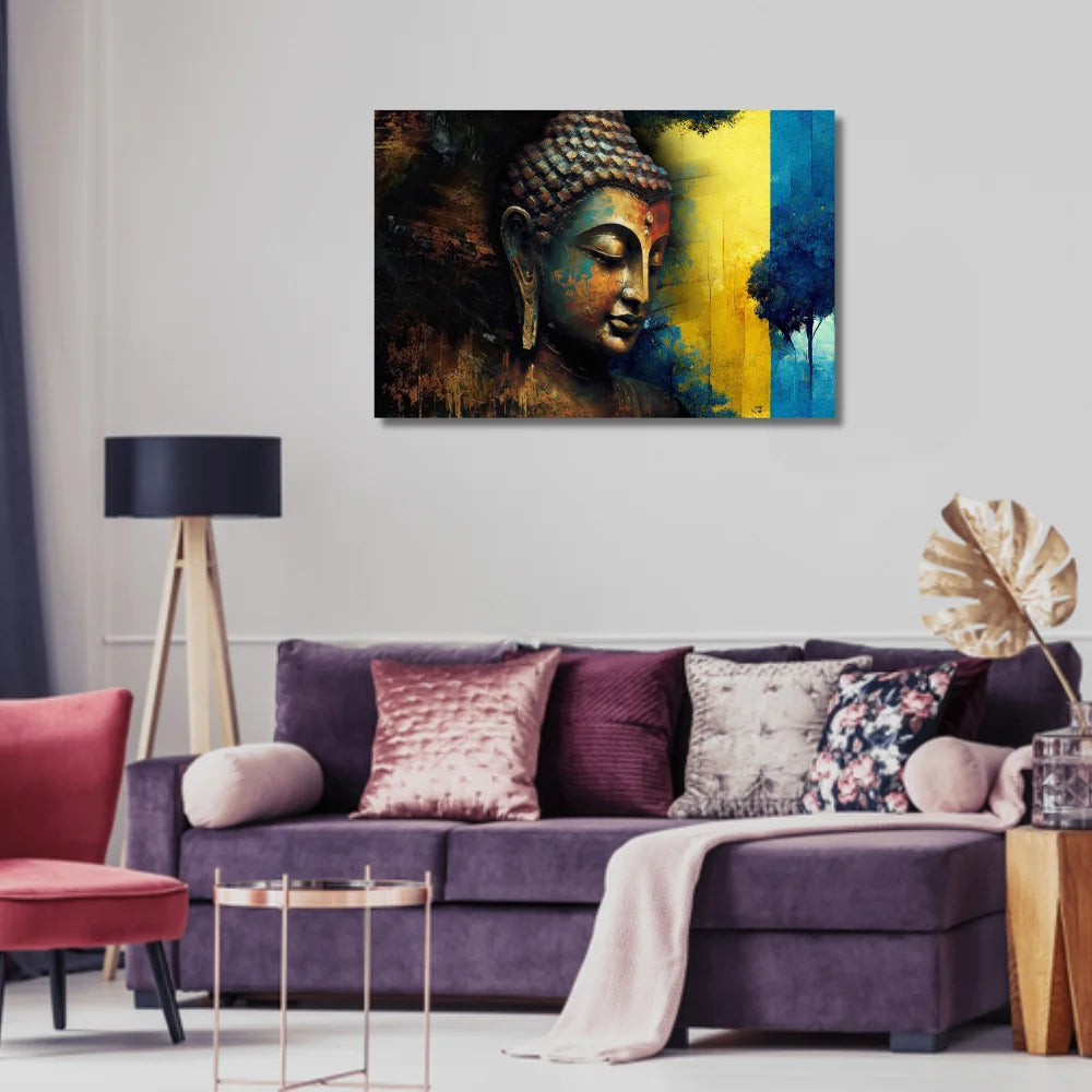 buddha wall painting