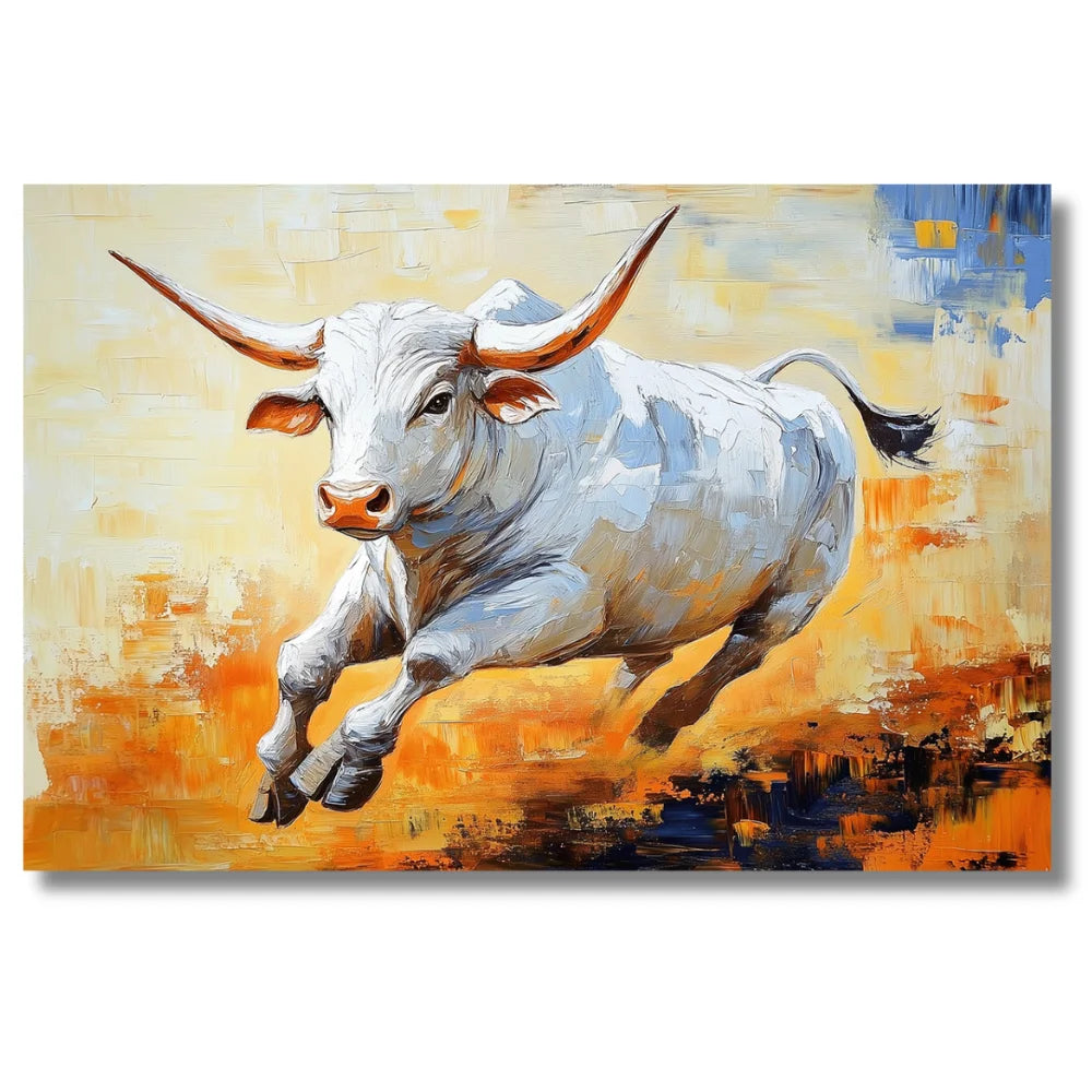 bull painting