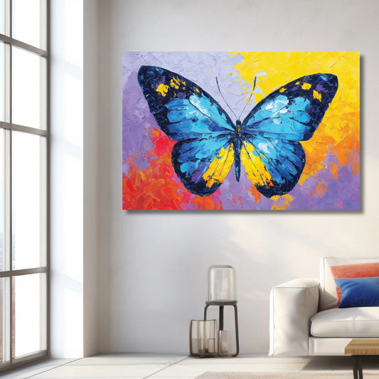 butterfly painting for girls room
