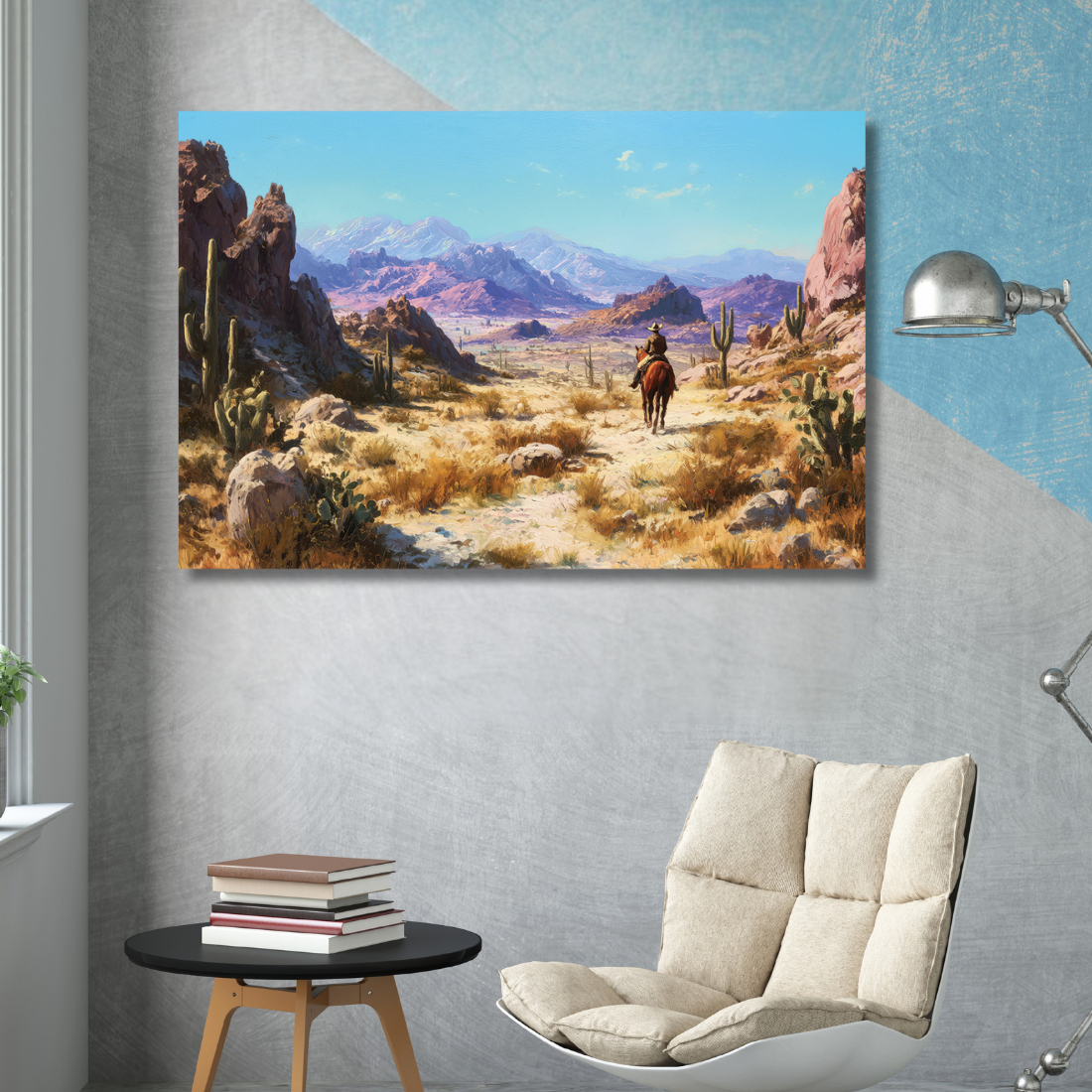 cactus desert painting