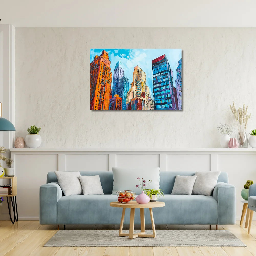 canvas building painting