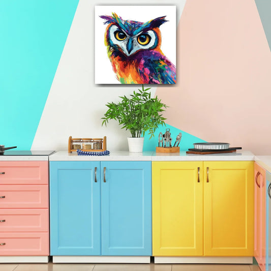 canvas paintings of owls