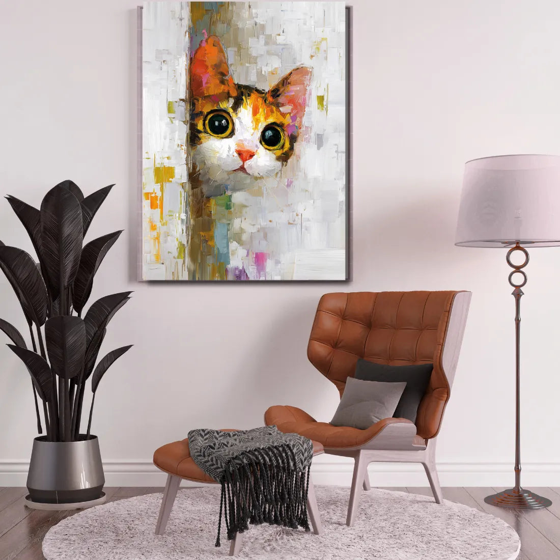 Cat Painting for wall