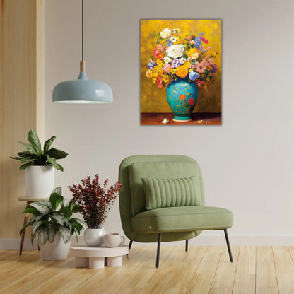 colorful flower painting