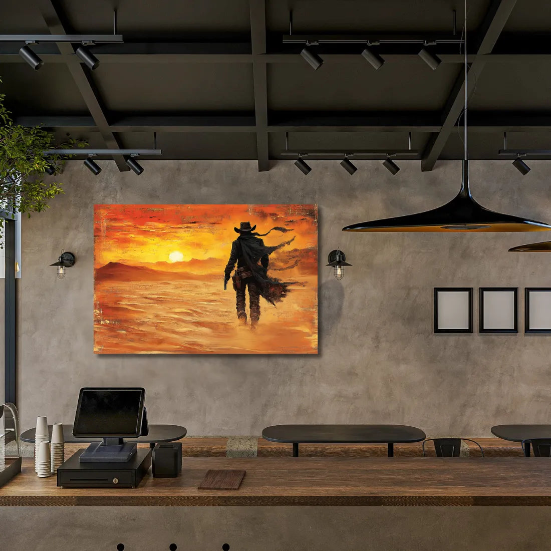 Cowboy Painting for wall