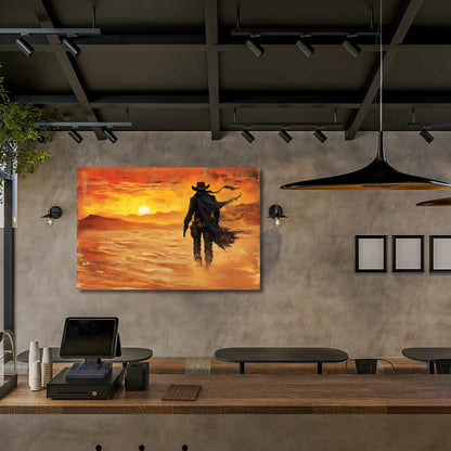 Cowboy Painting for wall