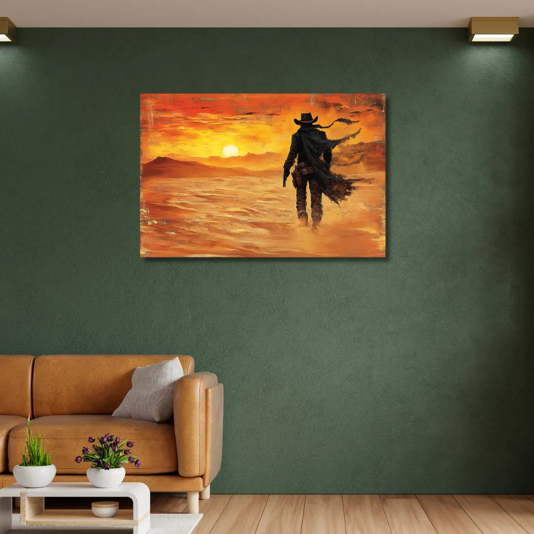 Cowboy Painting for living room
