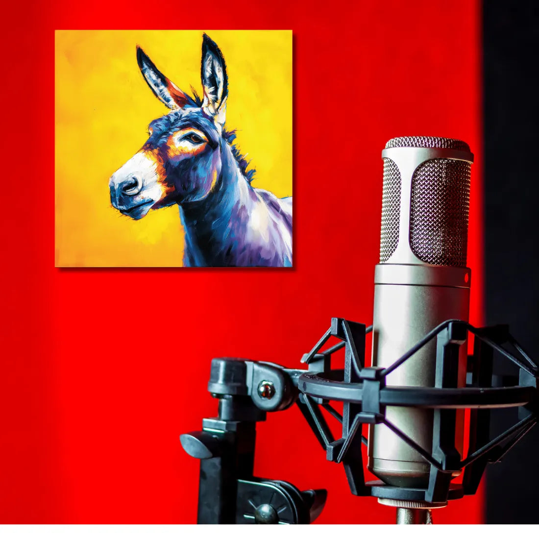 donkey wall art
