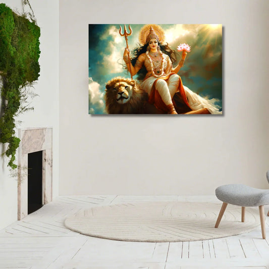 Maa Durga Canvas Painting