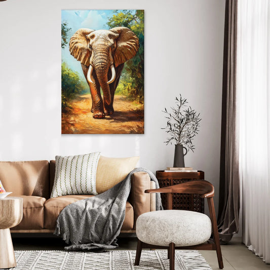 elephant paintingf or vastu