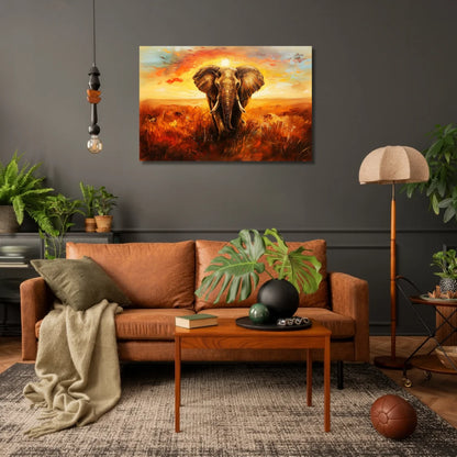 elephant painting vastu
