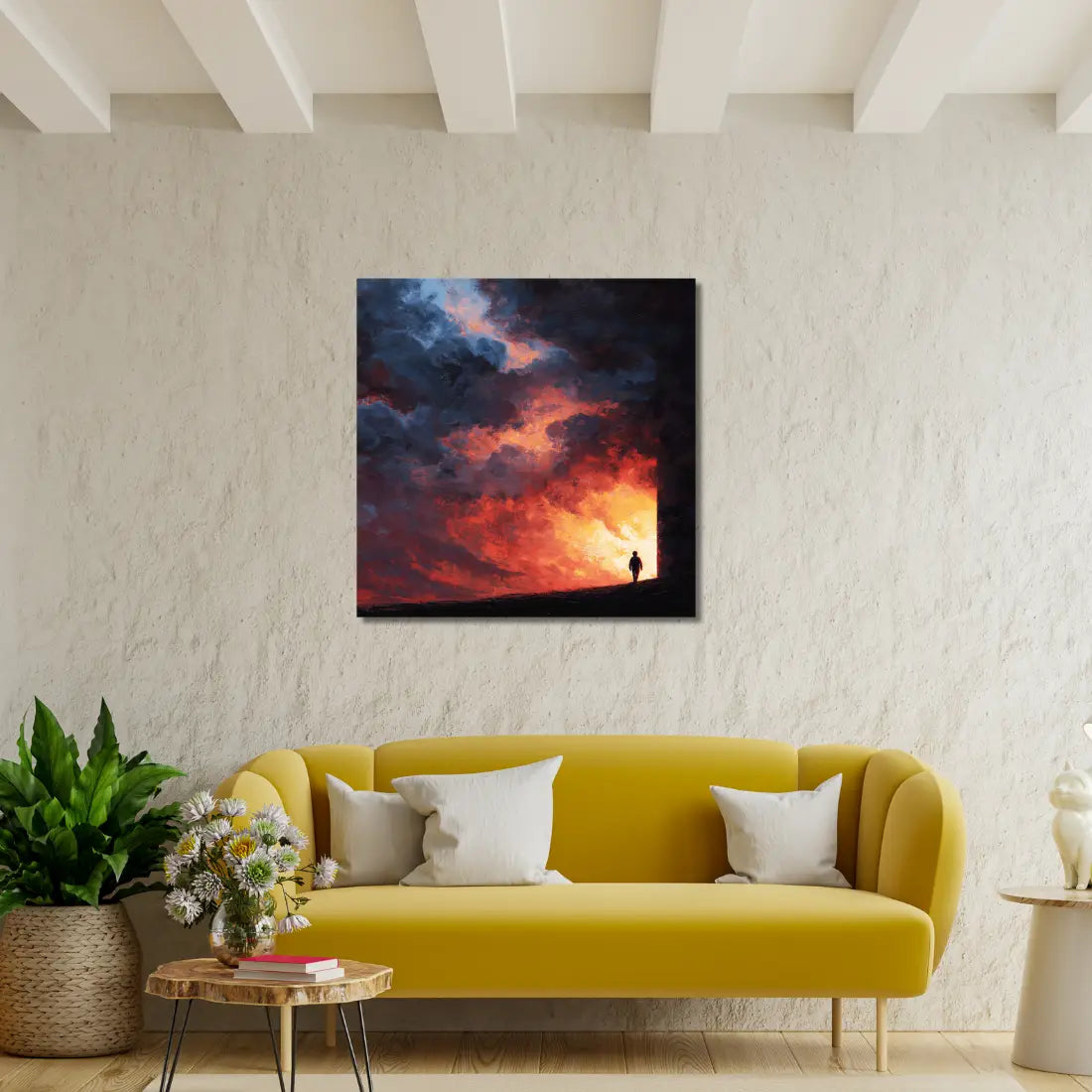 emotional canvas painting