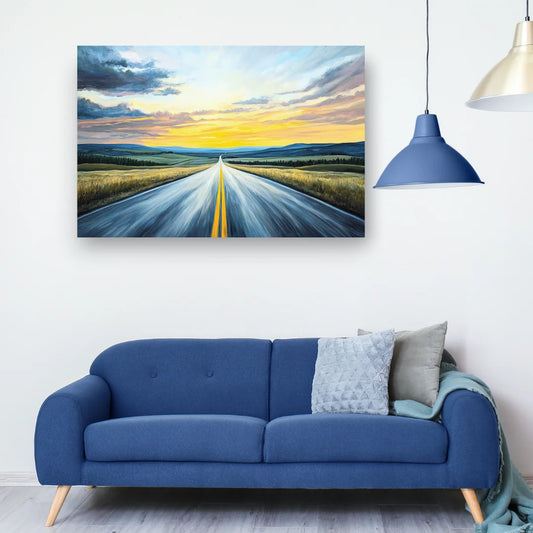 endless road painting vastu direction