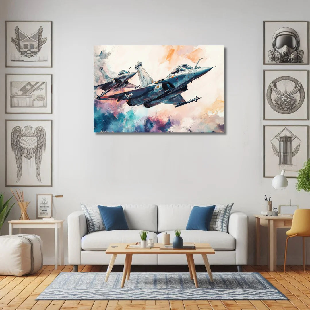 fighter jet painting