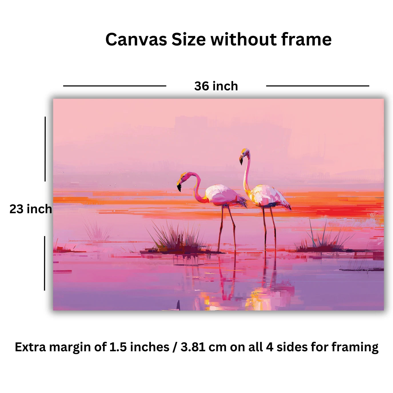 flamingo bird painting