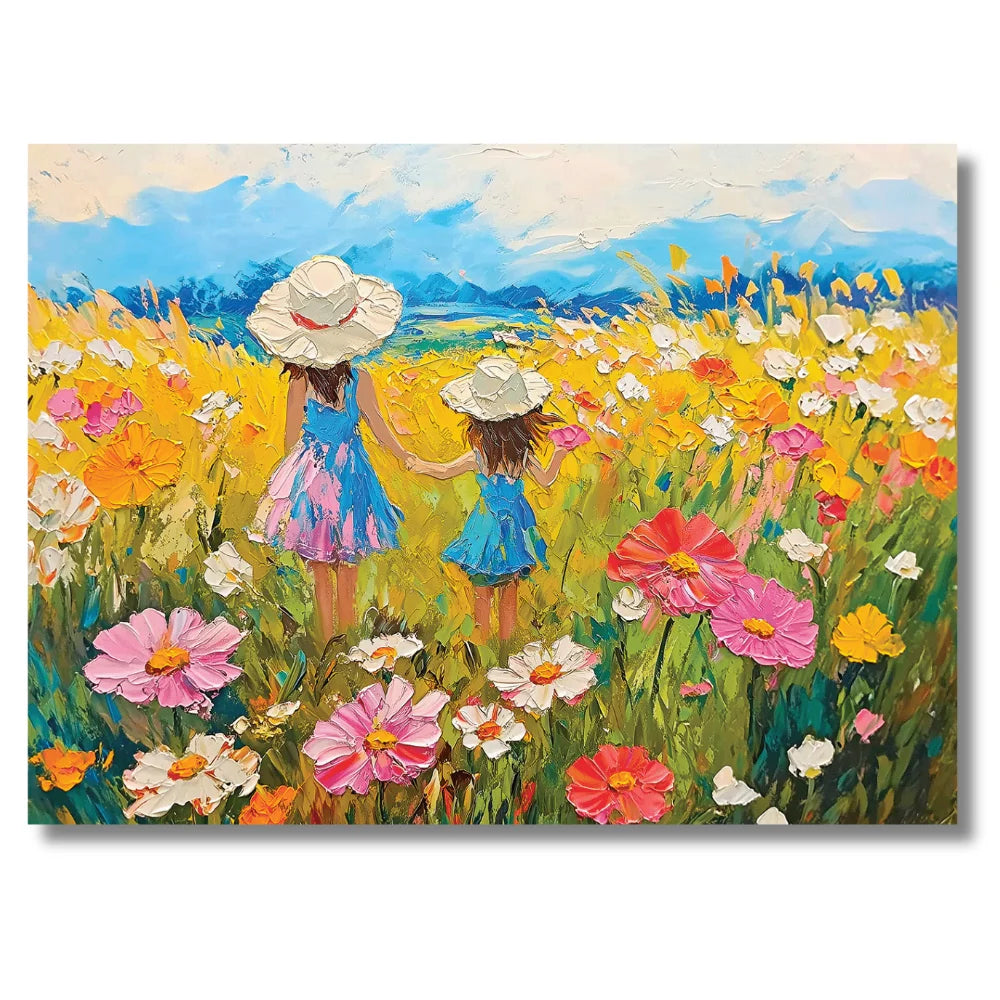 flowers painting for home