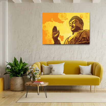 gautam buddha painting for wall decoration