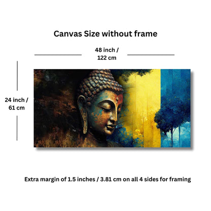 gautam buddha painting