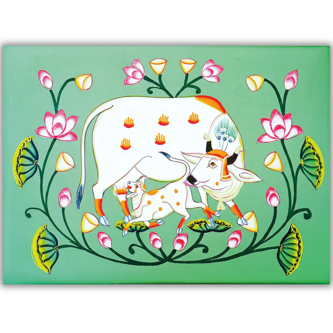 Pichwai Cow Painting for Living Room wall art