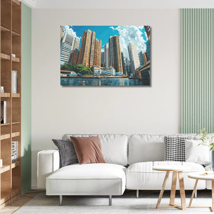 high rise building wall painting vastu