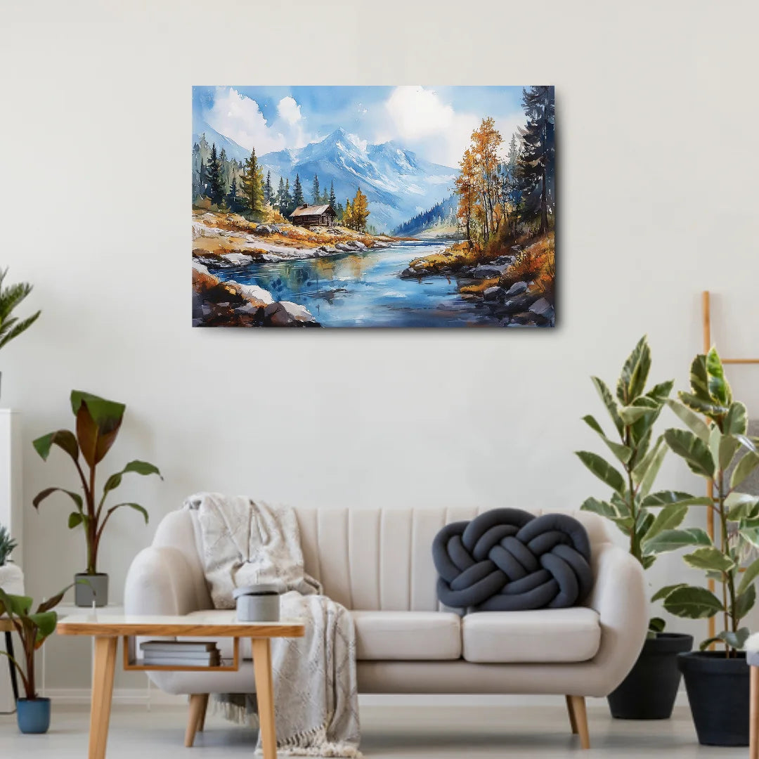horizontal painting
