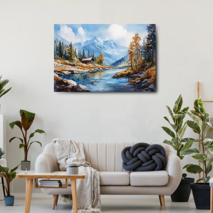 horizontal painting