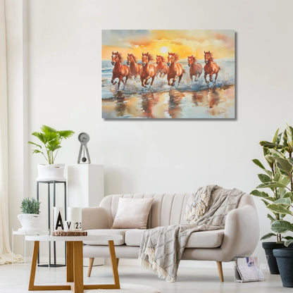 horse oil painting