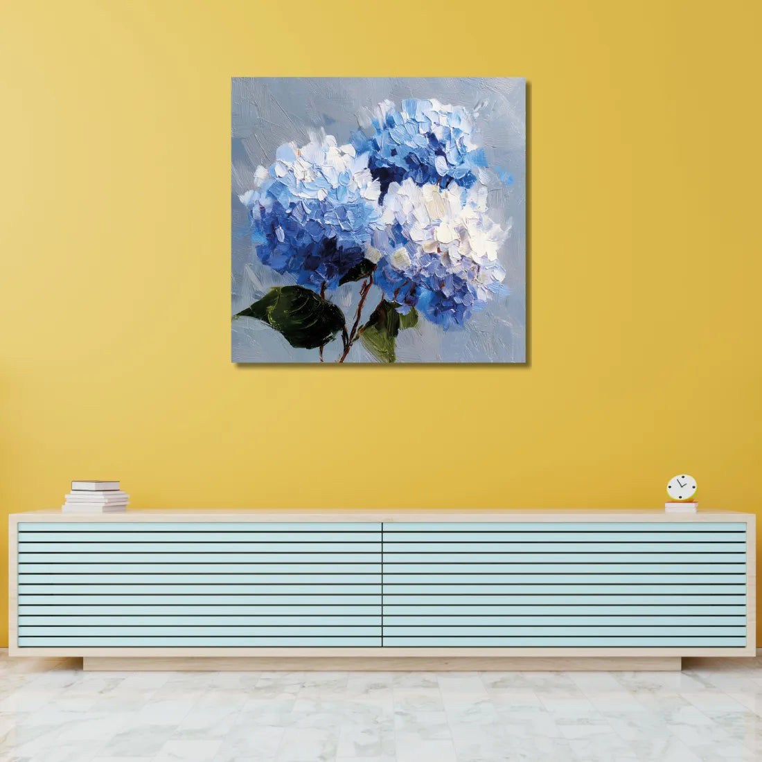 hydrangea wall art flower painting