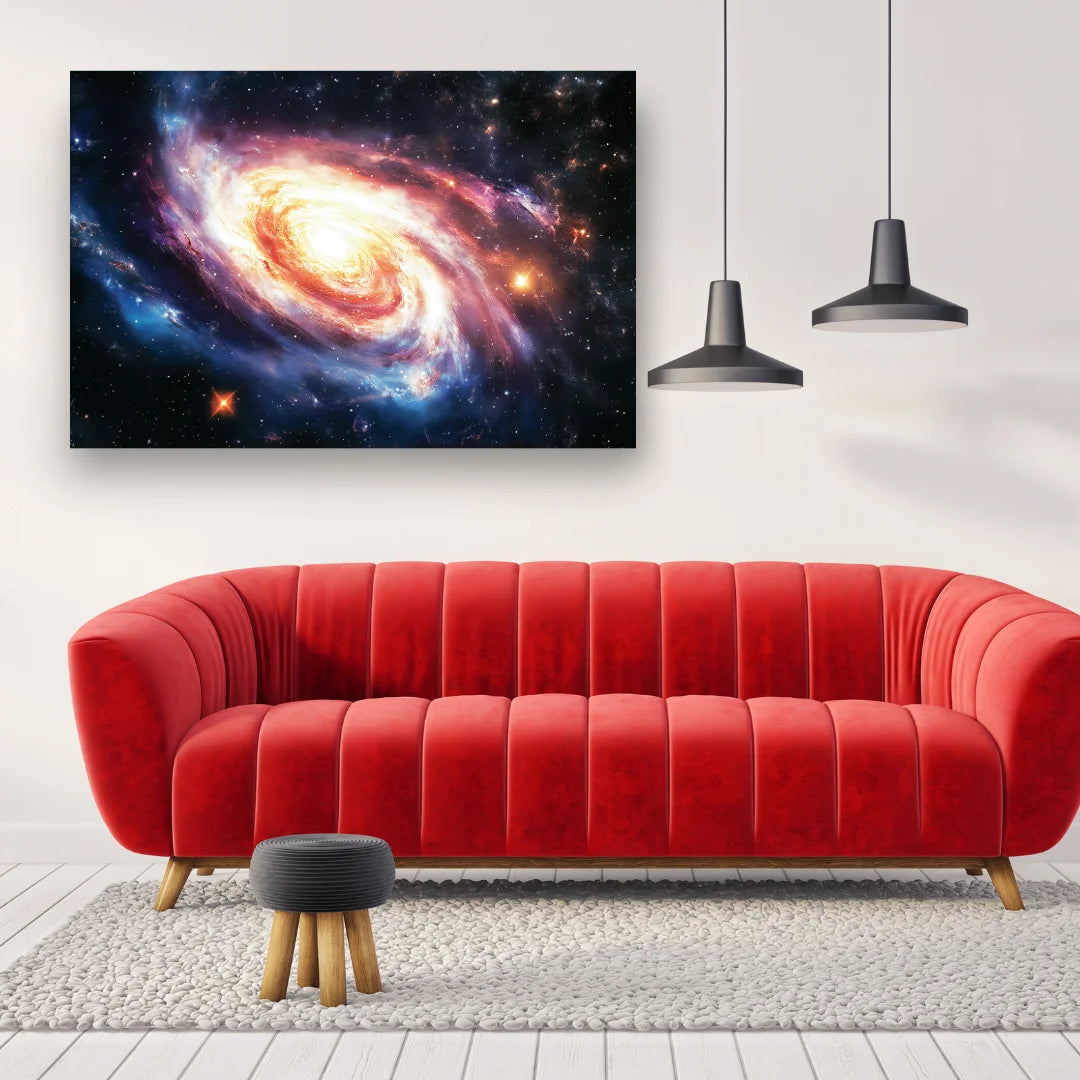india in space painting
