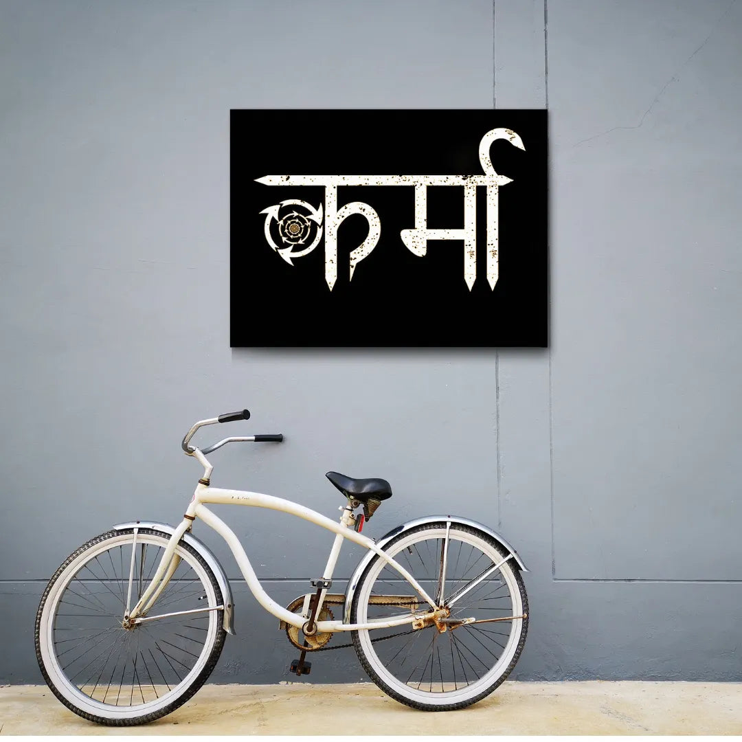  Karma canvas painting for wall decoration