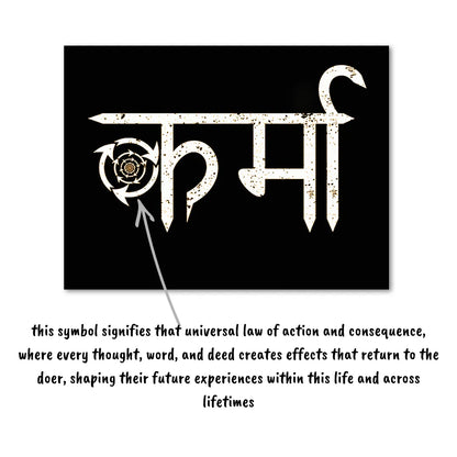 karma painting for wall