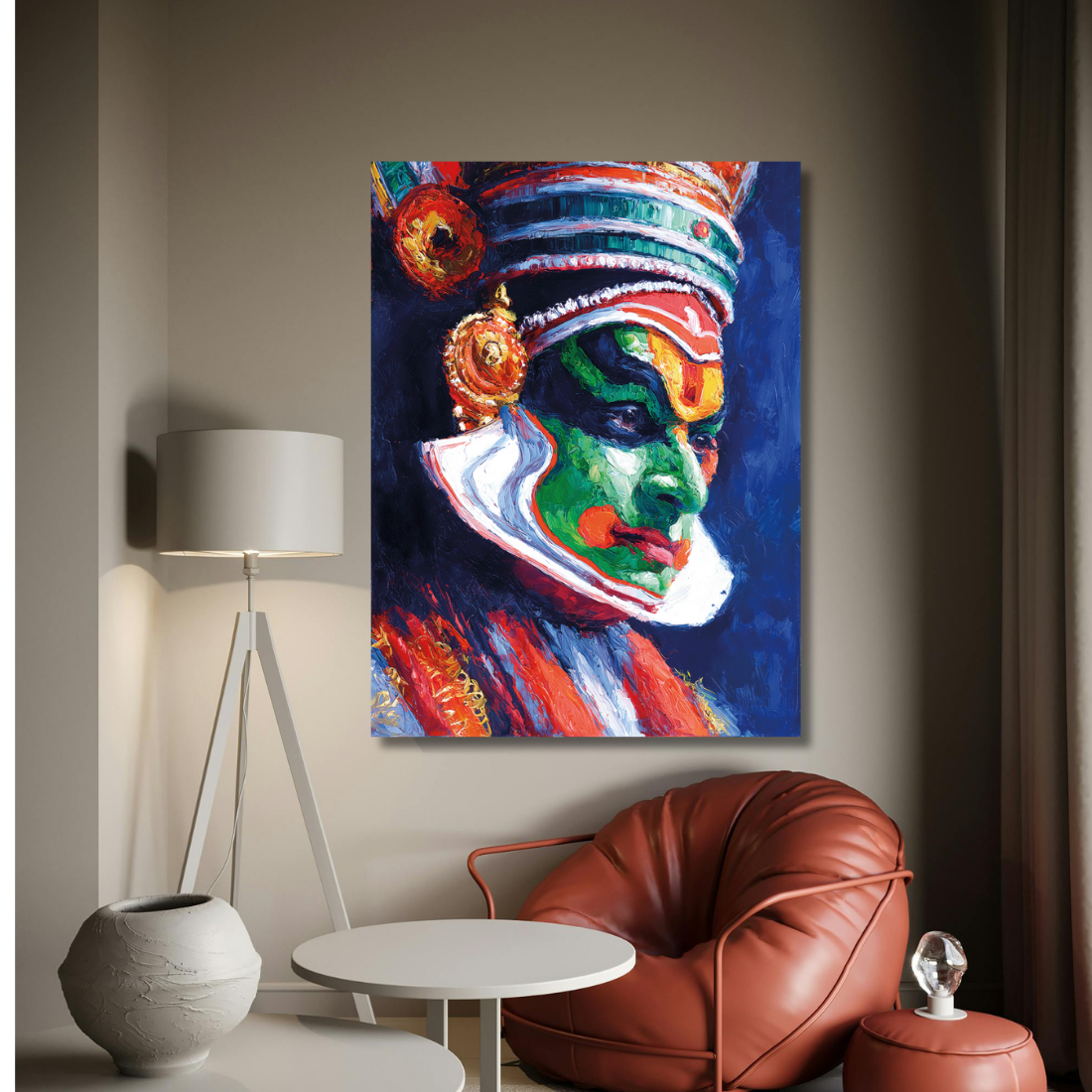 kathakali painting for living room