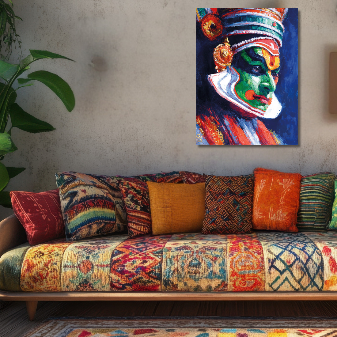 kathakali wall painting