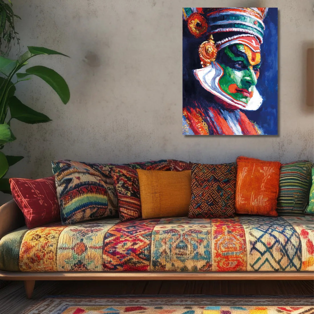 Kathakali painting for wall