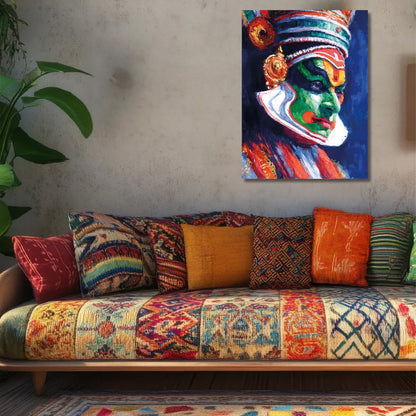 Kathakali painting for wall