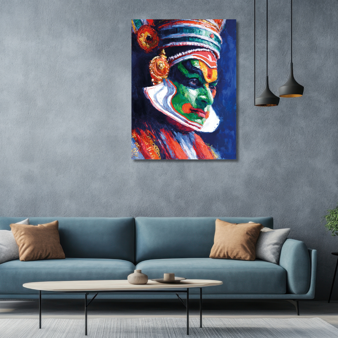 kathakali wall painting for home