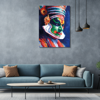 kathakali wall painting for home